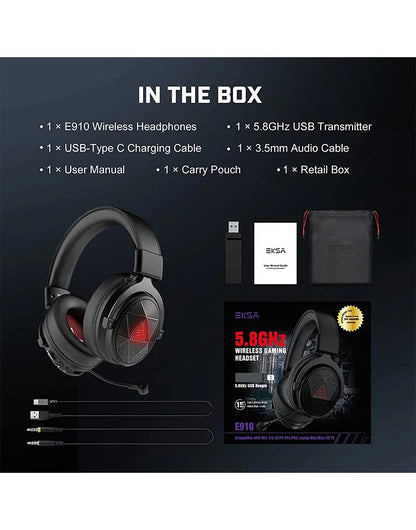 Wireless Gaming Headset EKSA E910